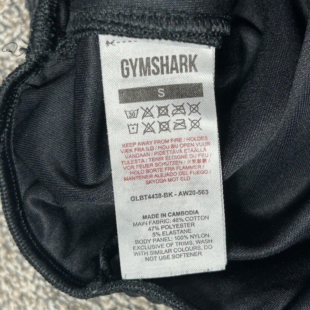 Gymshark‎ Venture Joggers Womens Small Black Training Sweatpants Zip Pockets Gym - Picture 5 of 9
